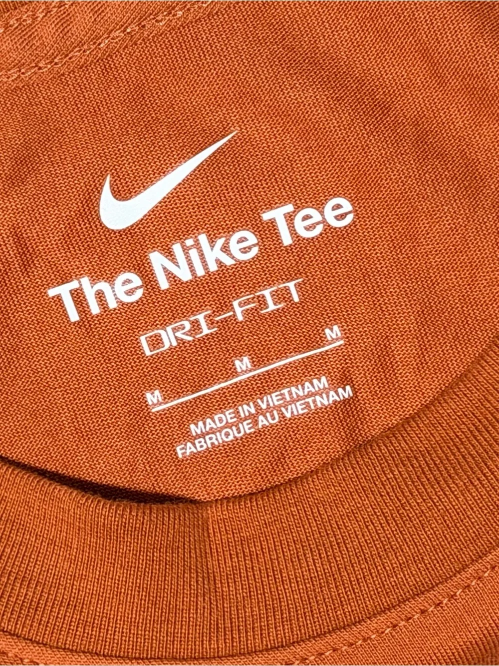 NWT Nike Men’s Dri-FIT “Running Around The World” Graphic Tee - Orange — Medium